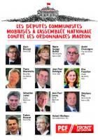 Des députés mobilisés à l'Assemblée nationale contre les ordonnances Macron
